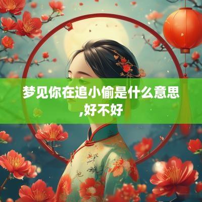 梦见你在追小偷是什么意思,好不好