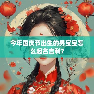 今年国庆节出生的男宝宝怎么起名吉利？