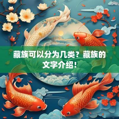 藏族可以分为几类？藏族的文字介绍！