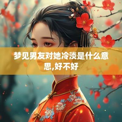梦见男友对她冷淡是什么意思,好不好