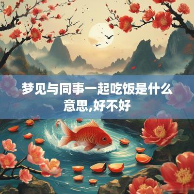 梦见与同事一起吃饭是什么意思,好不好