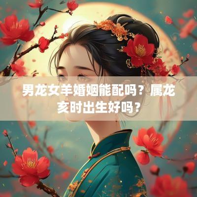 男龙女羊婚姻能配吗？属龙亥时出生好吗？