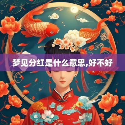 梦见分红是什么意思,好不好