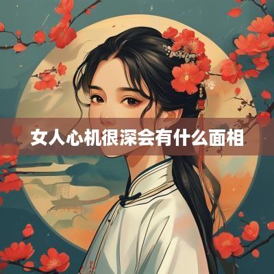 女人心机很深会有什么面相
