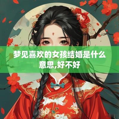 梦见喜欢的女孩结婚是什么意思,好不好