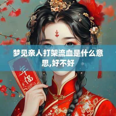 梦见亲人打架流血是什么意思,好不好