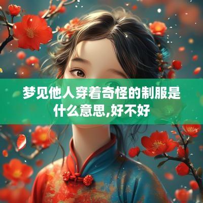 梦见他人穿着奇怪的制服是什么意思,好不好