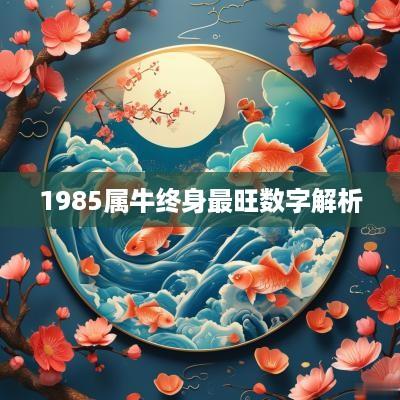 1985属牛终身最旺数字解析