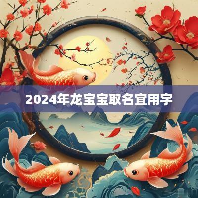 2025年龙宝宝取名宜用字