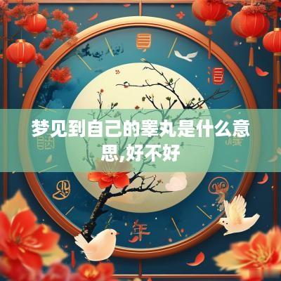 梦见到自己的睾丸是什么意思,好不好