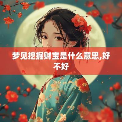 梦见挖掘财宝是什么意思,好不好