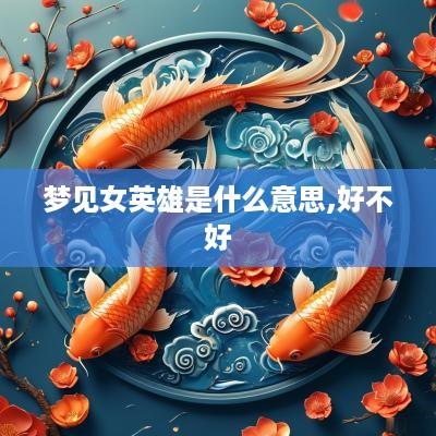 梦见女英雄是什么意思,好不好