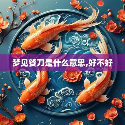 梦见餐刀是什么意思,好不好