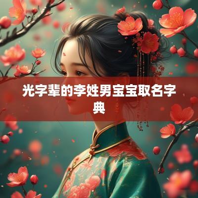 光字辈的李姓男宝宝取名字典