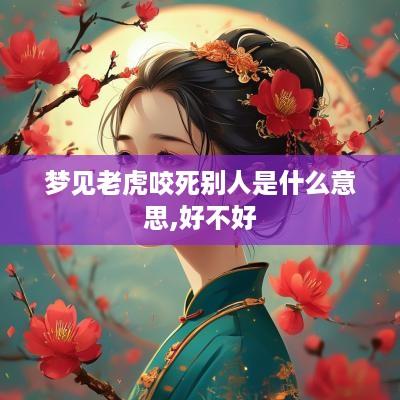 梦见老虎咬死别人是什么意思,好不好