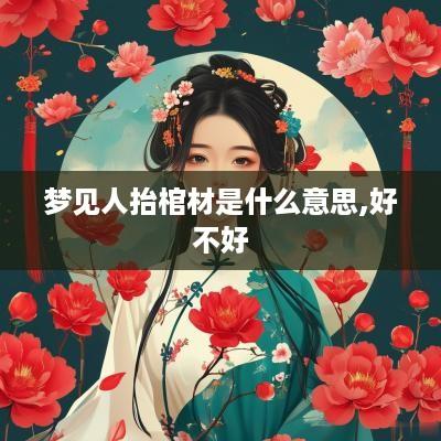 梦见人抬棺材是什么意思,好不好