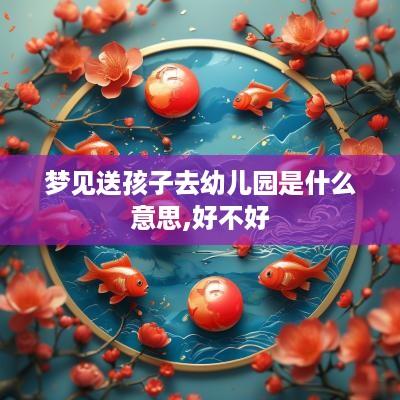梦见送孩子去幼儿园是什么意思,好不好
