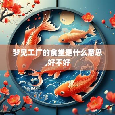 梦见工厂的食堂是什么意思,好不好
