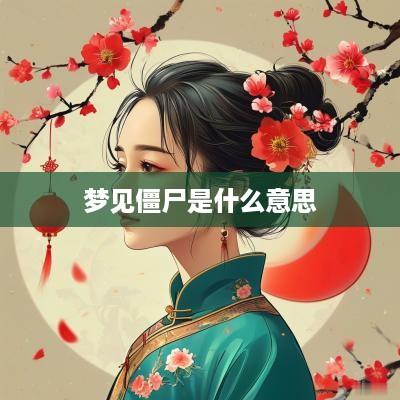 梦见僵尸是什么意思