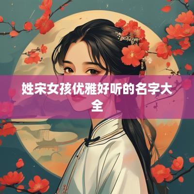 姓宋女孩优雅好听的名字大全