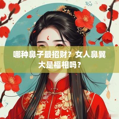 哪种鼻子最招财？女人鼻翼大是福相吗？