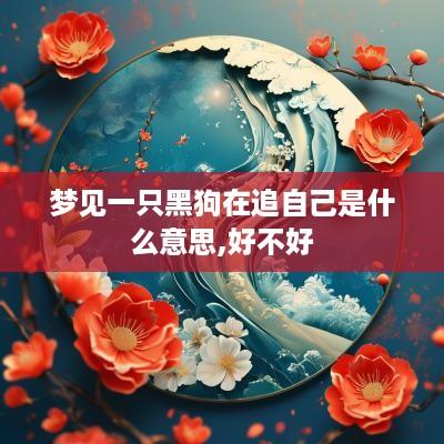 梦见一只黑狗在追自己是什么意思,好不好