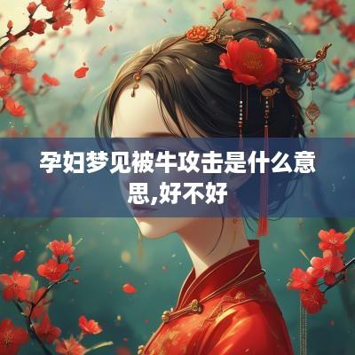 孕妇梦见被牛攻击是什么意思,好不好