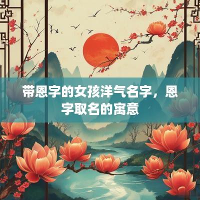 带恩字的女孩洋气名字，恩字取名的寓意