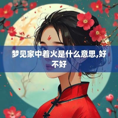 梦见家中着火是什么意思,好不好