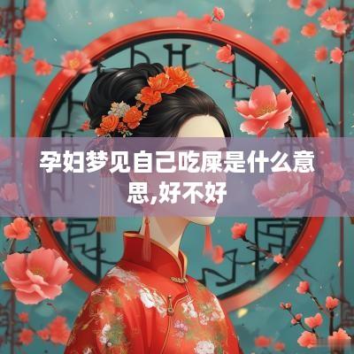 孕妇梦见自己吃屎是什么意思,好不好