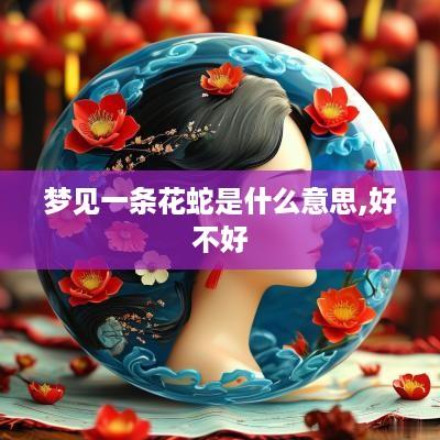 梦见一条花蛇是什么意思,好不好