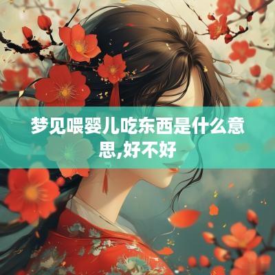 梦见喂婴儿吃东西是什么意思,好不好