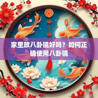 家里放八卦镜好吗？如何正确使用八卦镜
