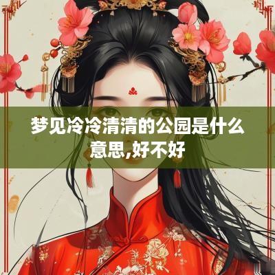 梦见冷冷清清的公园是什么意思,好不好