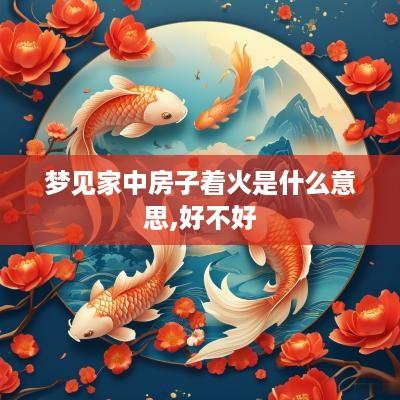梦见家中房子着火是什么意思,好不好