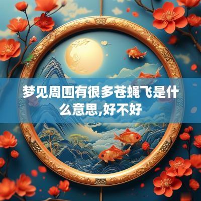 梦见周围有很多苍蝇飞是什么意思,好不好