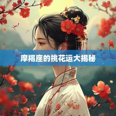 摩羯座的挑花运大揭秘