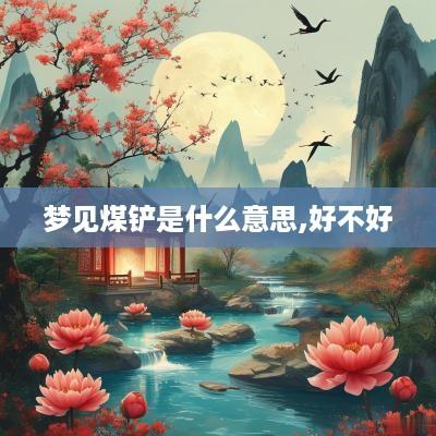 梦见煤铲是什么意思,好不好