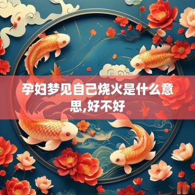孕妇梦见自己烧火是什么意思,好不好
