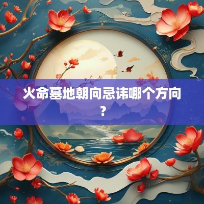 火命墓地朝向忌讳哪个方向？