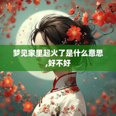 梦见家里起火了是什么意思,好不好