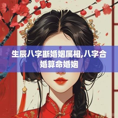 生辰八字断婚姻属相,八字合婚算命婚姻
