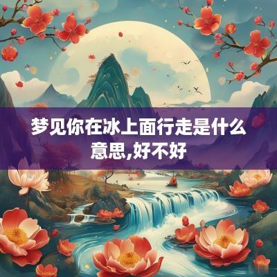 梦见你在冰上面行走是什么意思,好不好