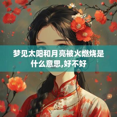 梦见太阳和月亮被火燃烧是什么意思,好不好