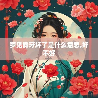 梦见假牙坏了是什么意思,好不好