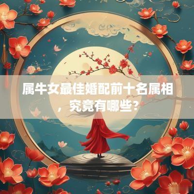 属牛女最佳婚配前十名属相，究竟有哪些？