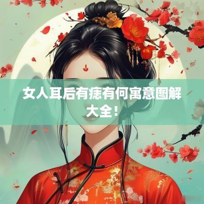 女人耳后有痣有何寓意图解大全！