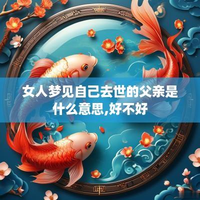 女人梦见自己去世的父亲是什么意思,好不好