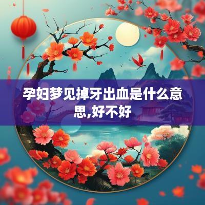 孕妇梦见掉牙出血是什么意思,好不好