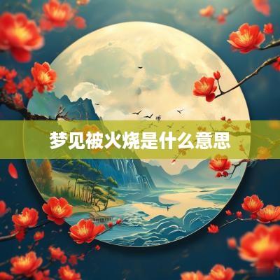 梦见被火烧是什么意思